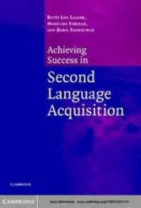 Achieving success in second language acquisition