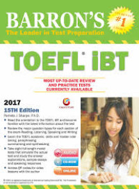 Barron's TOEFL iBT, 15th ed.