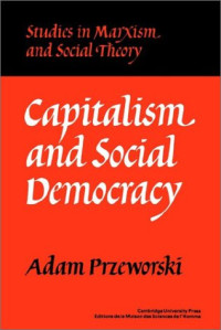 Capitalism and social democracy: Studies in Marxism and social theory