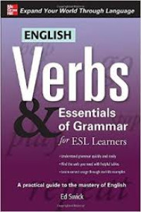 English verbs & essentials of grammar for ESL learners
