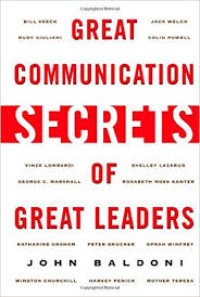 Great communication secrets of great leaders