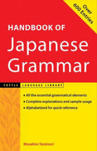 Handbook of Japanese grammar