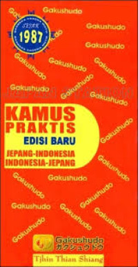 Kamus praktis Jepang-Indonesia Indonesia-Jepang