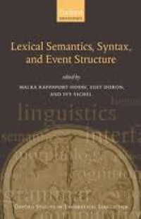 Lexical semantics, syntax, and event structure