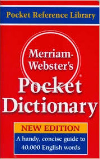 Merriam-Websters Pocket Dictionary