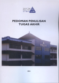 Pedoman penulisan tugas akhir STBA LIA