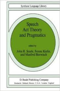 Speech act theory and pragmatics