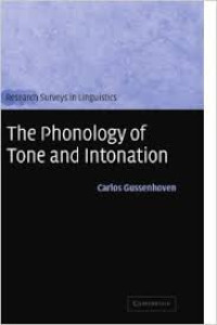 The Phonology of tone and intonation