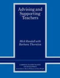 Advising and supporting teachers