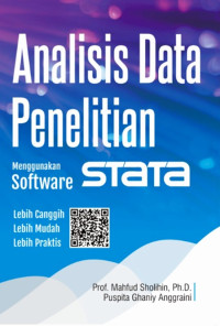 Analisis data penelitian menggunakan software Stata