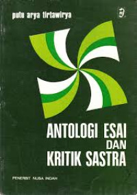 Image of Antologi Esai Dan Sastra