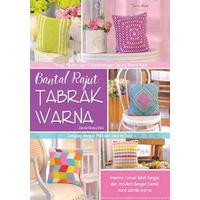 Image of Bantal Rajutan Tabrak Warna