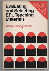 Evaluating and Selecting EFL Teaching Materials