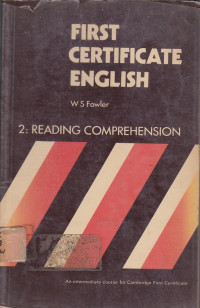 First certificate English : Book 2 reading comprehension