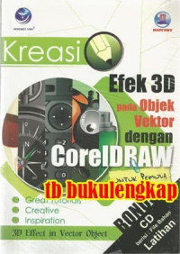 Kreasi efek 3D pada objek vektor dengan CorelDraw untuk pemula