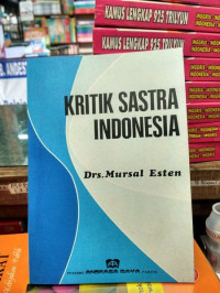 Image of Kritik Sastra Indonesia