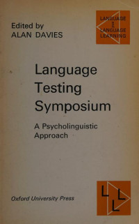 Language Testing Symposium: A Psycolinguistic