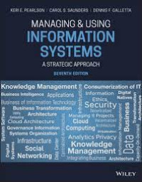 Managing & Using Information Systems a strategic approach