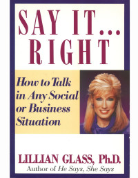 Say It... Right: How to talk in an social or business situation