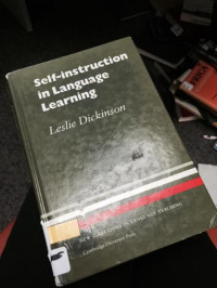 Self-instruction in language learning