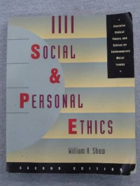 Social and personal ethics