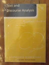 Text and discourse analysis