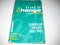 Image of Years of Change: European history 1890-1945