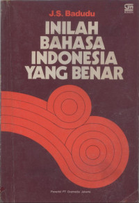 Inilah bahasa Indonesia yang benar