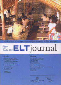 ELT Journal: an international for teachers of English to speakers of other language