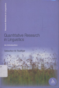 Quantitative research in linguistics: An introduction