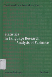 Statistics in language research: analysis of variance