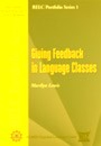 RELC Portfolio series : Giving feedback in language classes