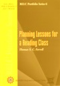 RELC Portfolio series :Planning lessons for a reading class